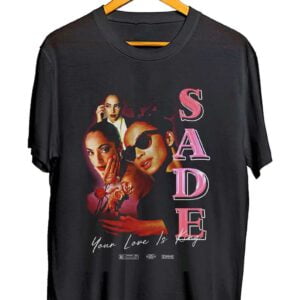 Sade Singer T Shirt Music Merch