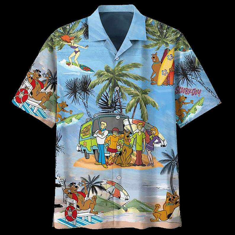 Scooby Doo Hawaiian Shirt Aloha Gift For Summer - Online Fashion Shopping
