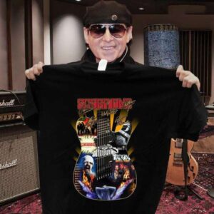 Scorpions Rock Band Guitar Signatures T Shirt Merch