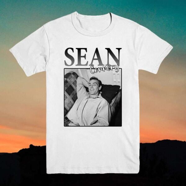 Sean Connery Vintage T Shirt Movie Actor Merch