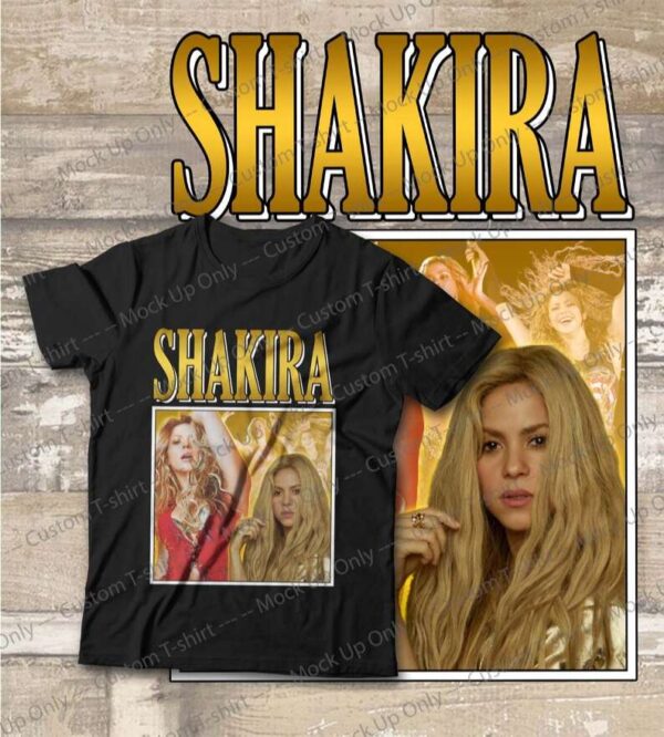 Shakira T Shirt Music Singer Merch