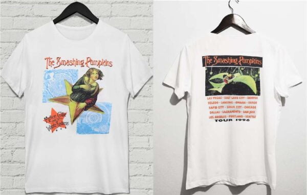 Smashing Pumpkins Mellon Collie And The Infinite Sadness Tour 1996 T Shirt Merch