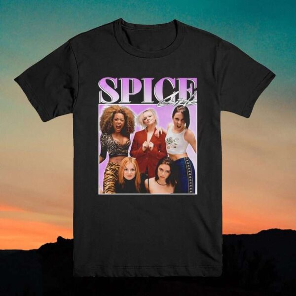 Spice Girls Group Girls T Shirt Merch Band Music