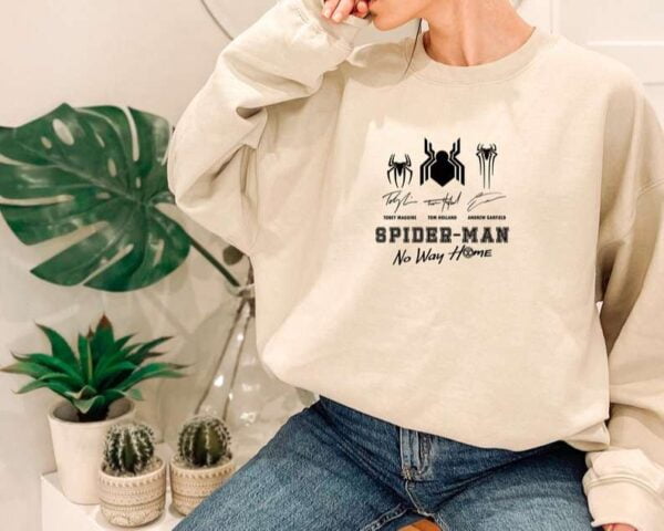 Spiderman No Way Home Sweatshirt Peter Parker Tom Holland T Shirt Merch