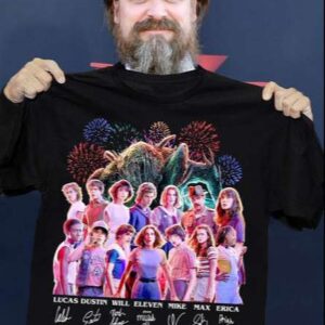 Stranger Things Season 3 All Character Signatures T Shirt Merch