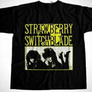 Strawberry Switchblade Band Post Punk T Shirt Merch