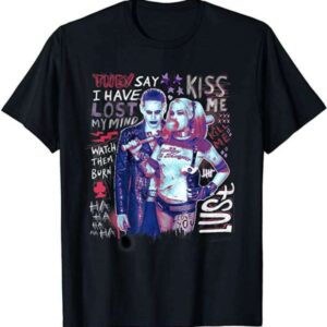 Suicide Squad Harley and Joker T Shirt Merch