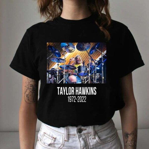 Taylor Hawkins Foo Fighter Rip T Shirt 1972 2022