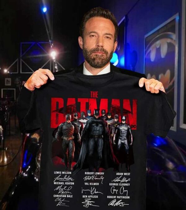 The Batman Signatures T Shirt Merch