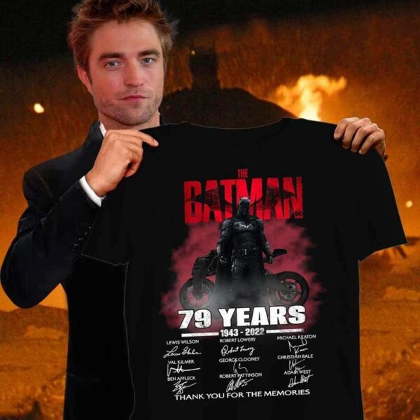 The Batman T Shirt Robert Pattinson 2022 Merch