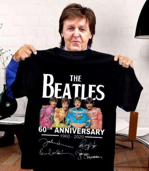 beatles 60th anniversary shirt