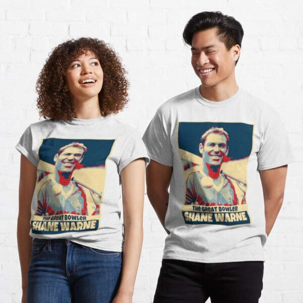 The Great Bowler Shane Warne T Shirt Merch