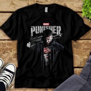The Punisher Frank Castle Vigilante Marvel T Shirt