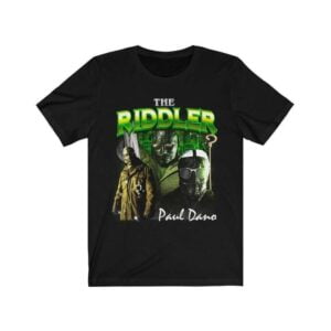 The Riddler T Shirt Paul Dano Film Actor The Batman 2022 Merch