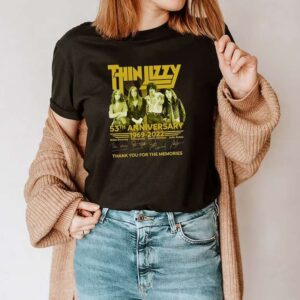 Thin Lizzy 53RD Anniversary 1969 2022 T Shirt Signatures