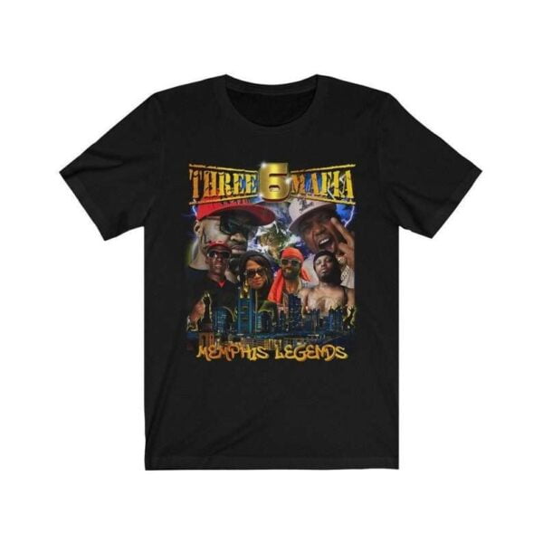 Three Six Mafia T Shirt Memphis Legends Hip Hop Rap