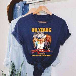 Tina Turner 65 Years Anniversary 1957 2022 Signatures Thank You For The Memories T Shirt Merch