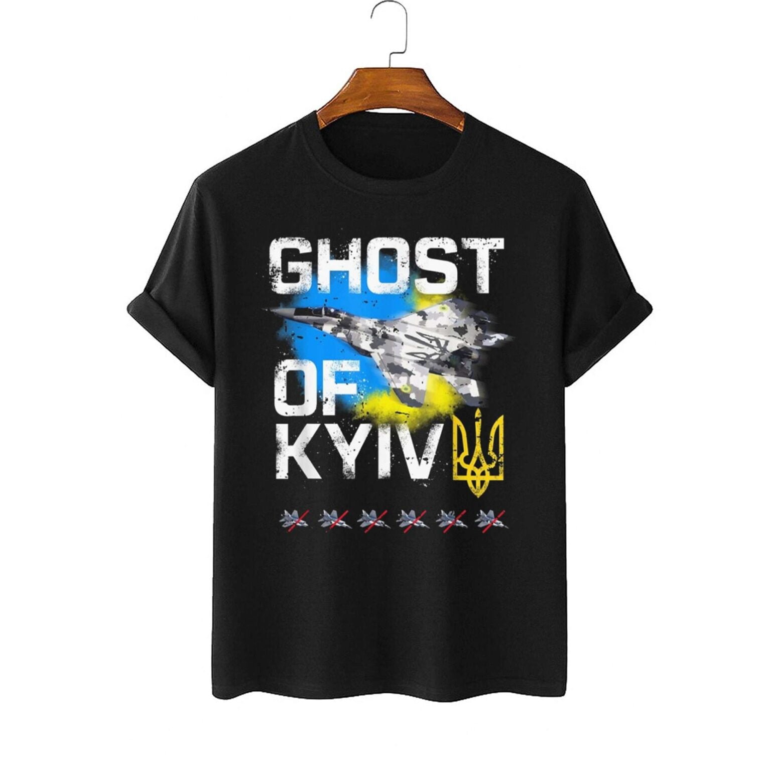 Ukraine Ghost Of Kyiv T Shirt Merch