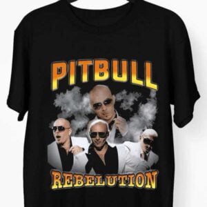 Vtg Pitbull Rebelution T Shirt Merch