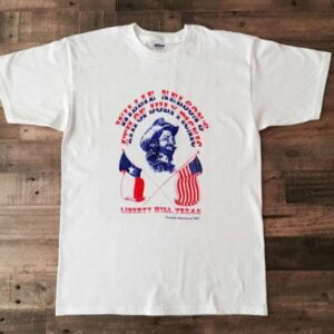 Willie Nelson T Shirt 1975 4th of July Picnic Merch