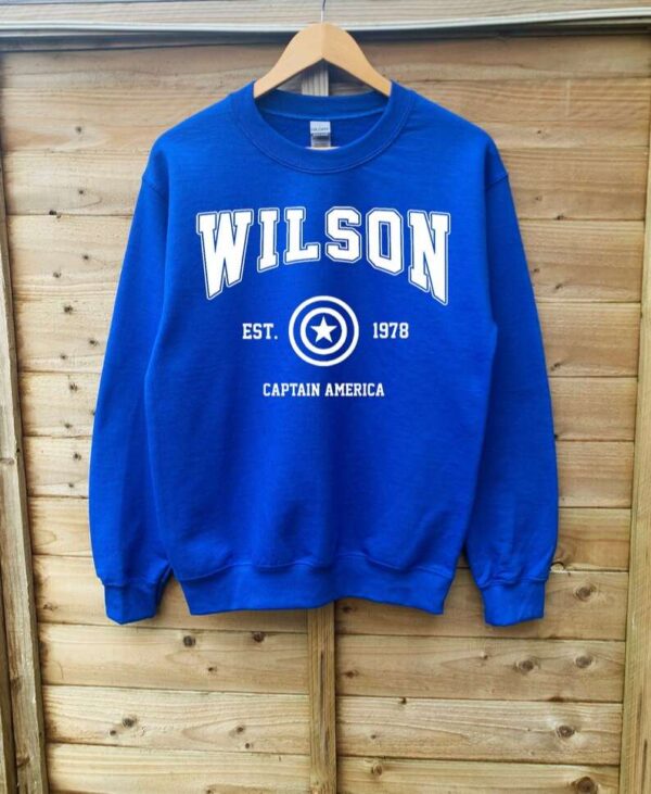 Wilson EST 1978 Captain America Sweatshirt T Shirt
