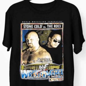 Wrestlemania X Seven 17 Stone Cold vs The Rock T Shirt Merch