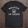 Writers Typewriter Weapon Of Choice T Shirt Merch