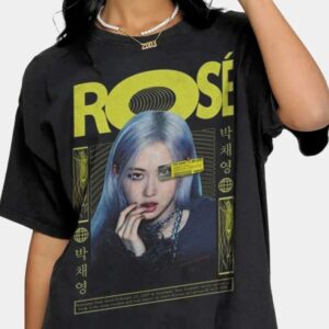 BLACKPINK Rose T Shirt Park Cheayoung