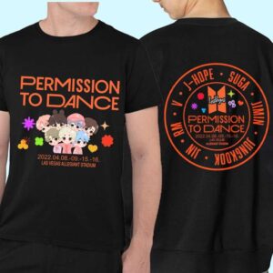 BTS 2022 Tour T Shirt Permission To Dance Las Vegas