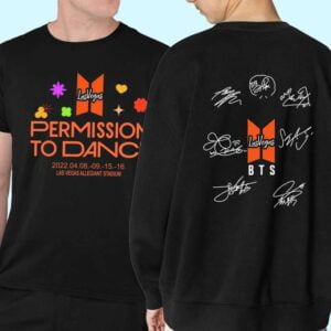 BTS 2022 Tour T Shirt Permission To Dance Las Vegas Merch