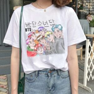 BTS Anime T Shirt Bangtan Boys