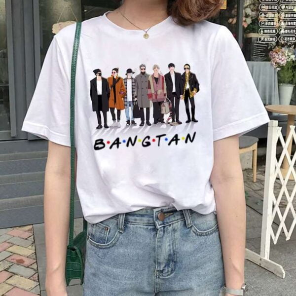 BTS T Shirt Bangtan Boys Group Anime