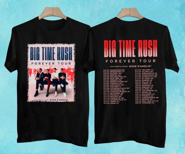Big Time Rush Forever Tour 2022 T Shirt