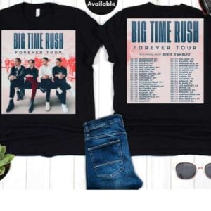 Big Time Rush Forever Tour 2022 T Shirt Merch