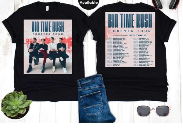 Big Time Rush Forever Tour 2022 T Shirt Merch