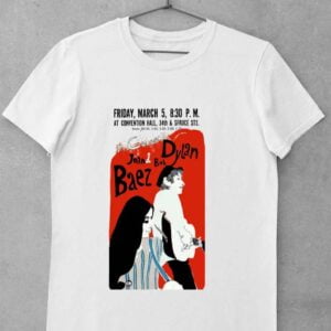 Bob Dylan Joan Baez Poster T Shirt