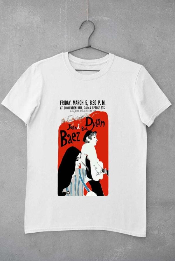 Bob Dylan Joan Baez Poster T Shirt