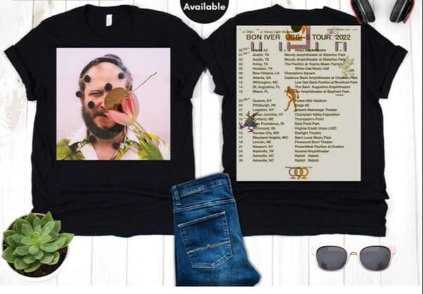 Bon Iver 2022 Tour T Shirt