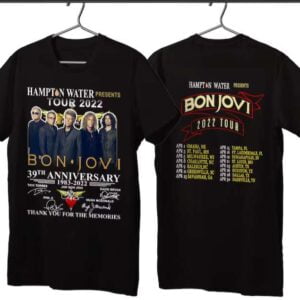 Bon Jovi 2022 Tour T Shirt Music Band