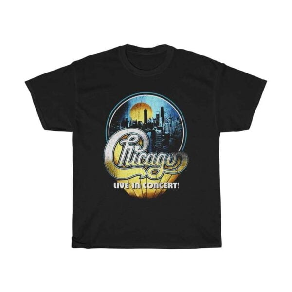 Chicago Band Live in Concert T Shirt Music