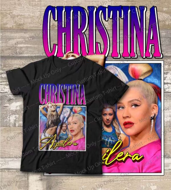 Christina Aguilera T Shirt Music Singer