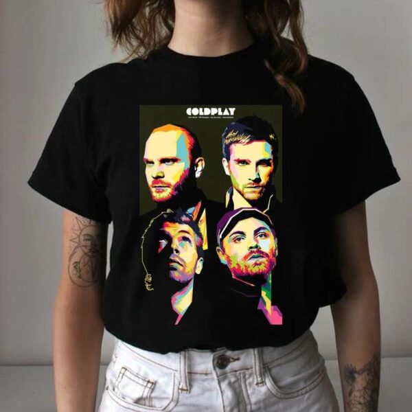 Coldplay T Shirt Music Band
