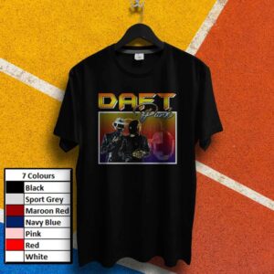 Daft Punk Duo T Shirt Merch Music