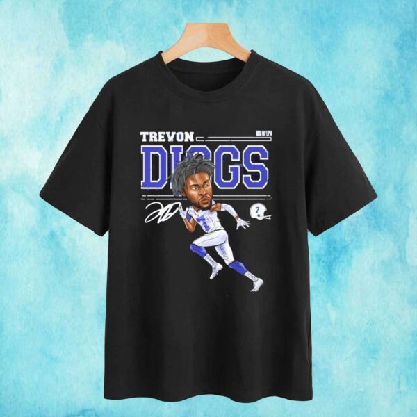 Dallas Cowboys Trevon Diggs Signature T Shirt