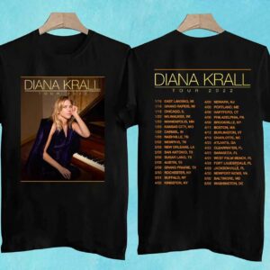 Diana Krall Tour 2022 T Shirt Music