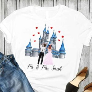 Disney Bride And Groom T Shirt