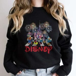 Disney Party T Shirt Mickey Friends Abbey Road