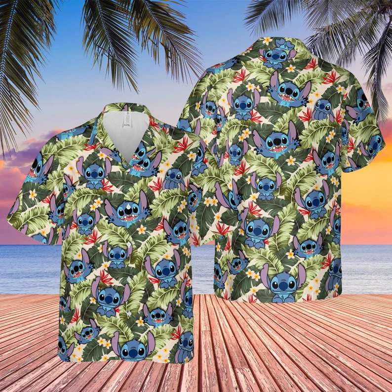 Disney Stitch Hawaiian Shirt Aloha Gift For Summer - Online Fashion ...