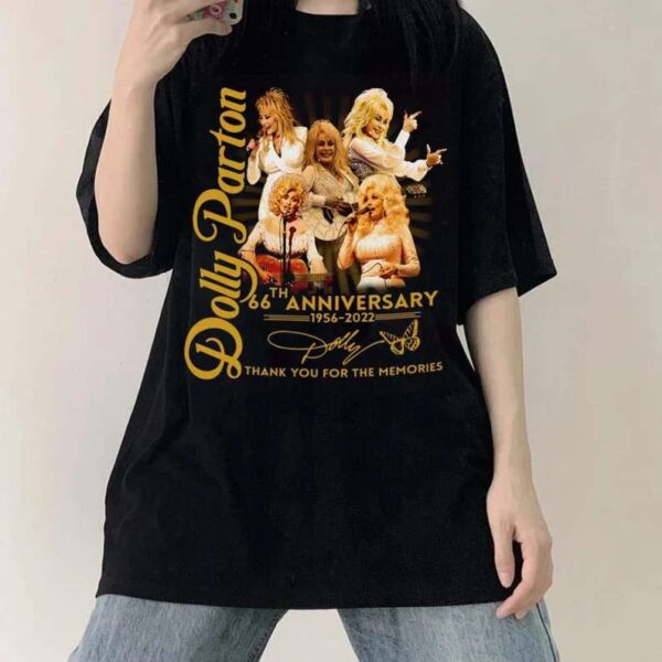Dolly Parton T Shirt 66th Anniversary Thanks For The Memories