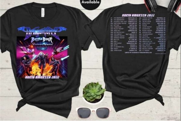 DragonForce North America 2022 T Shirt Music